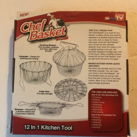 Original Chef Basket (as seen on T.v.) 12 in 1 - Picture 2 of 9